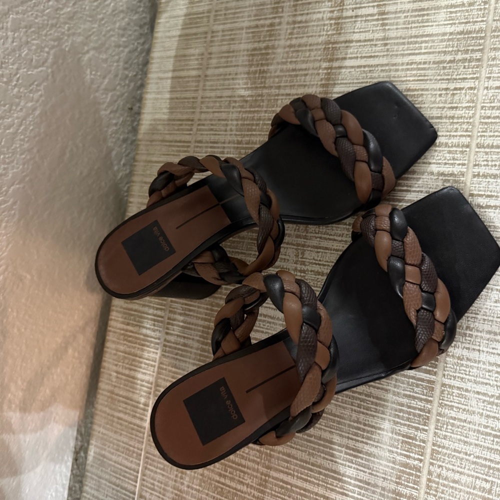 Dolce vita braided heel Sandals